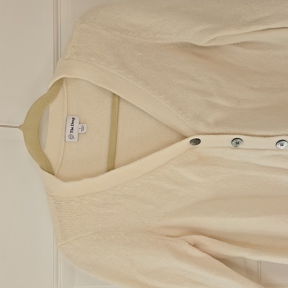 Francine V-Neck Button Front Cozy Cardigan - Picture 3 of 7